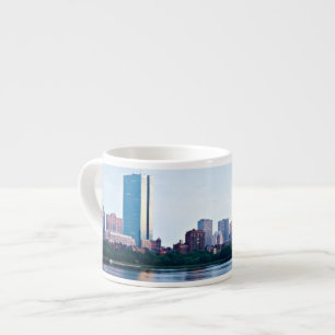 Hintere Bucht Bostons über Charles River Espressotasse