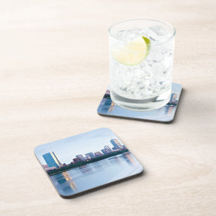 Hintere Bucht Bostons über Charles River Untersetzer