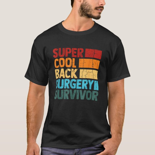 Hintere Operation Survivor Funny Scoliose Spinal G T-Shirt (Vorderseite)