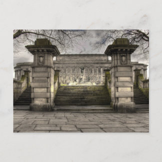Hintere Sicht auf St Georges Hall Liverpool, Verei Postkarte
