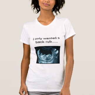 Hintere Unebenheit T-Shirt