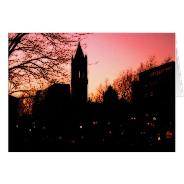Hinterer Bucht-Sonnenuntergang (Vorderseite (Horizontal))