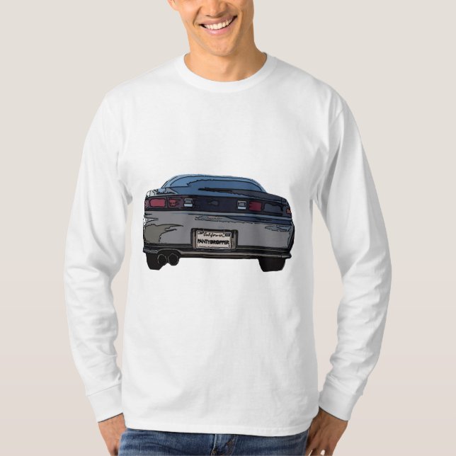 Hinteres langes Shirt der Hülsen-S14 (Vorderseite)