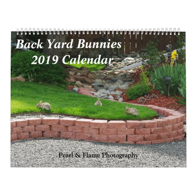 Hinteres Yard-HäschenFotokalender 2019 Kalender (Titelbild)