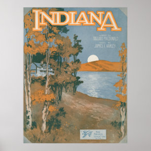 Hinteres Zuhause wieder in Indiana Poster