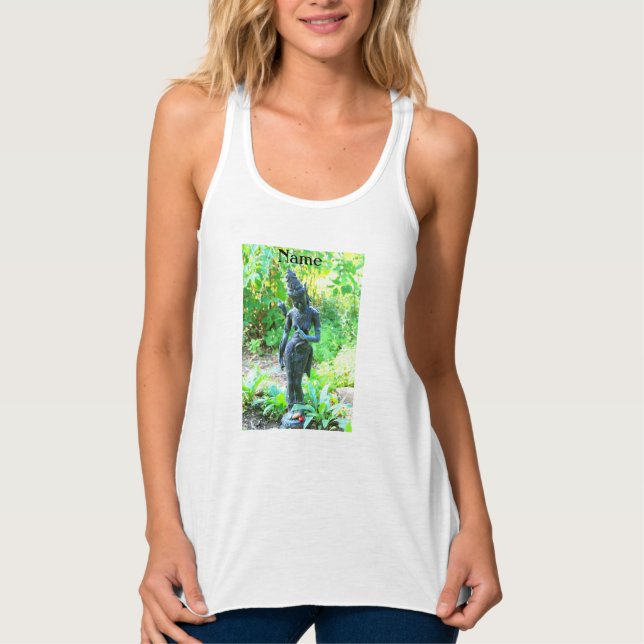 Hintergardentaschentuppe Tank Top (Vorderseite)
