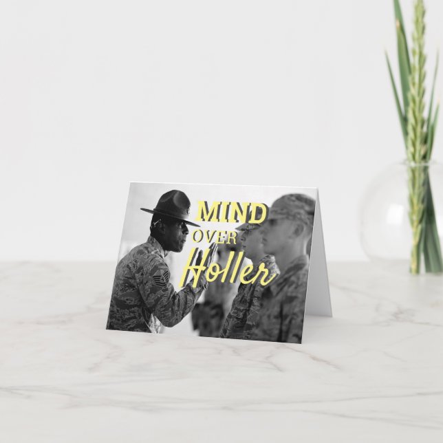 Hintergedanke über das Boot Camp Cadet des Soldate Karte (Vorderseite)