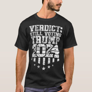 Hintergesiegter Text Trump wählt noch verurteilten T-Shirt