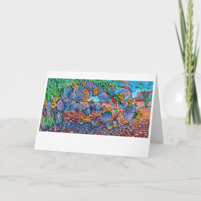 Hintergestänge Dankeskarte (Vorderseite)