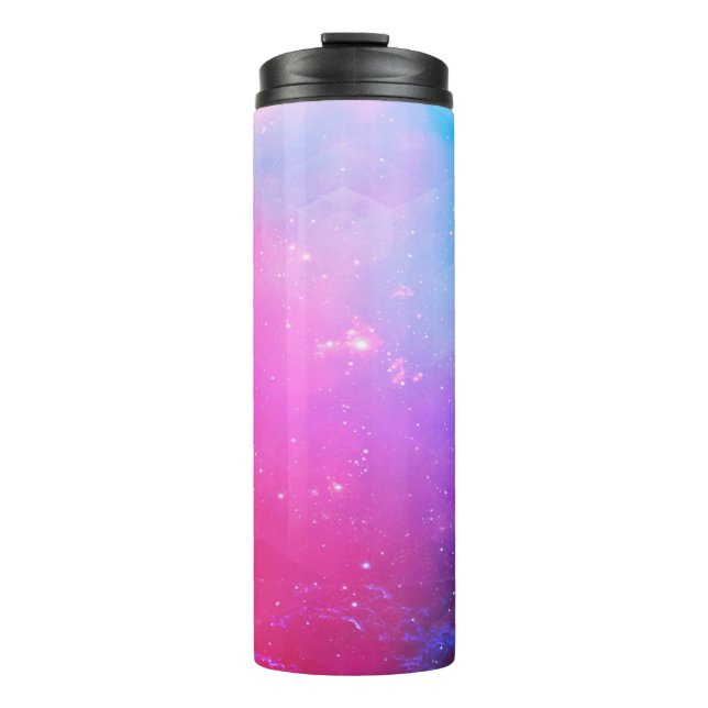 Hintergrund abstrakt futuristisch thermosbecher (Vorderseite)