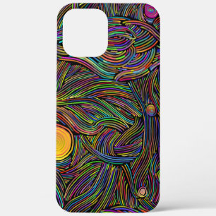 Hintergrund-abstrakt-psychedelisch Case-Mate iPhone Hülle