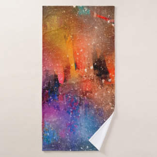 Hintergrund abstrakte Aquarellbilder Badehandtuch