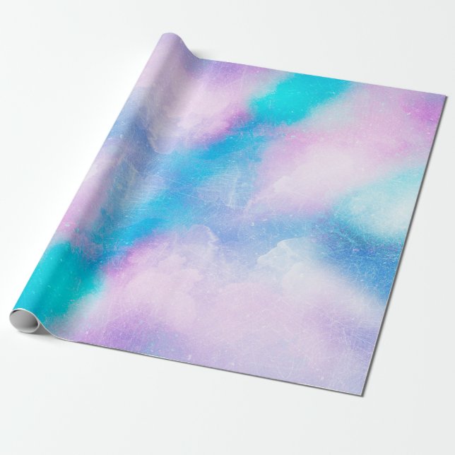 Hintergrund abstrakte Aquarellbilder Geschenkpapier (Ungerollt)