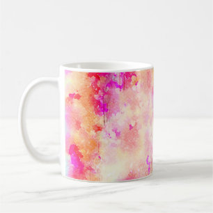 Hintergrund abstrakte Aquarellbilder Kaffeetasse