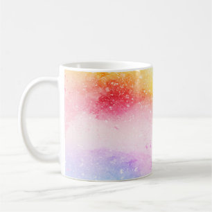 Hintergrund abstrakte Aquarellbilder Kaffeetasse
