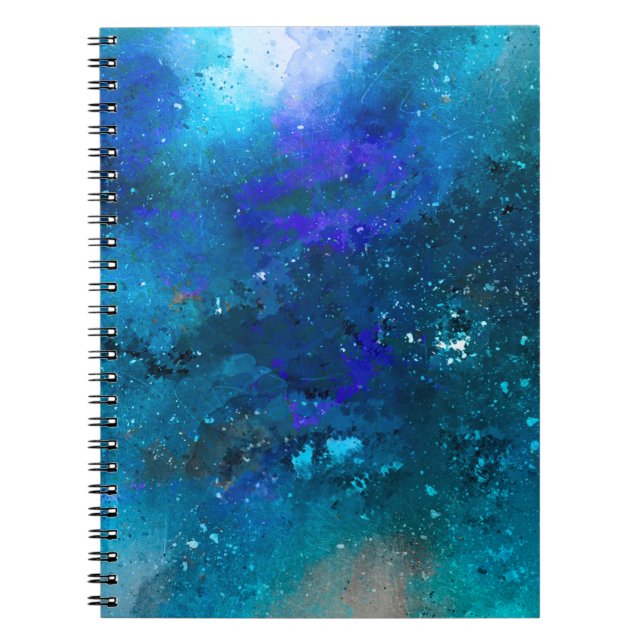 Hintergrund abstrakte Aquarellbilder Notizblock (Vorderseite)