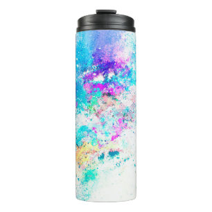 Hintergrund abstrakte Aquarellbilder Thermosbecher