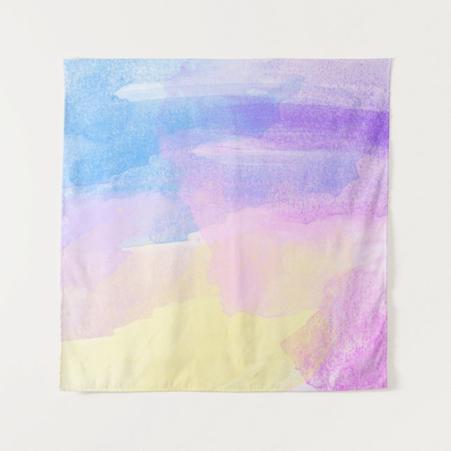 Hintergrund abstrakte Aquarellbilder Wandteppich (Vorderseite)