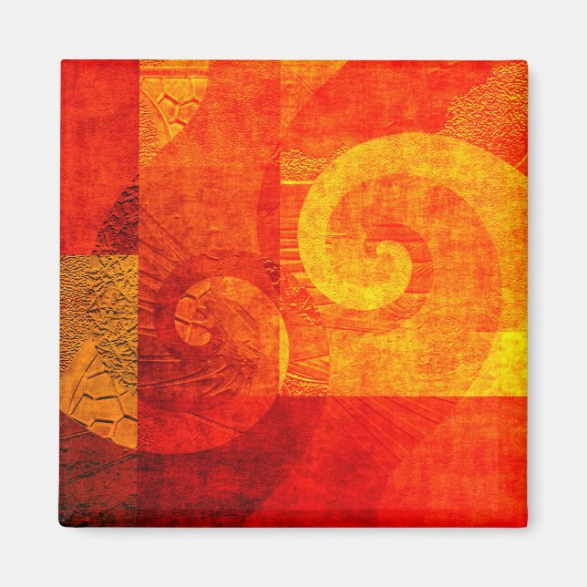 Hintergrund Antiquitätenspiralen Magnet (Vorne)