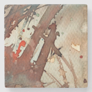 Hintergrund-Aquarell 5 Steinuntersetzer