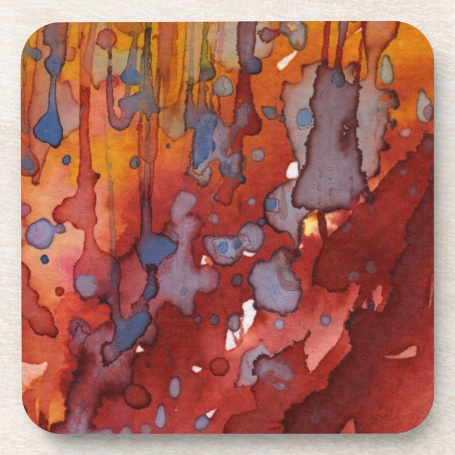 Hintergrund-Aquarell 7 Untersetzer (Vorderseite)