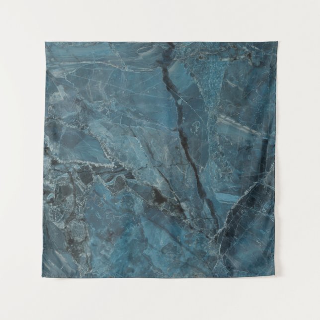 Hintergrund aus blauem Marmor, italienischer Marbe Wandteppich (Vorderseite)