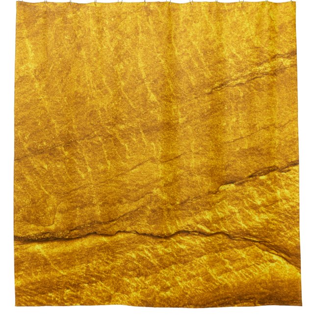 Hintergrund aus Goldstein. abstrakt, antike  Duschvorhang (Vorderseite)