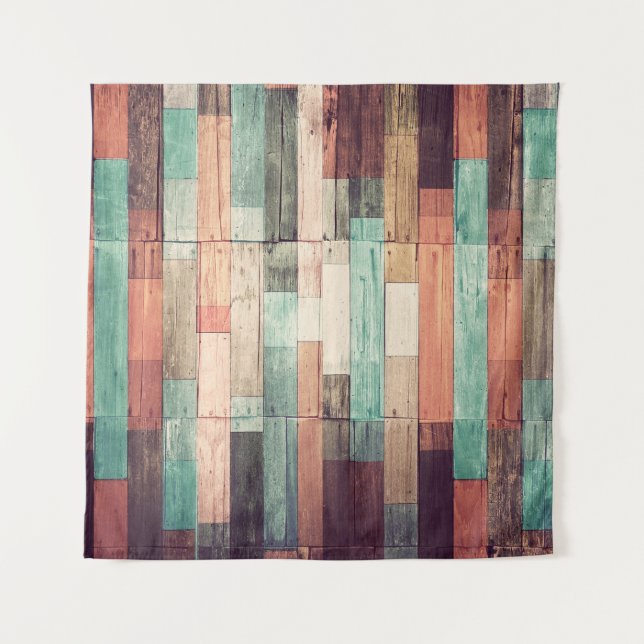 Hintergrund aus Holz Vintager Wallpaperbackgro Wandteppich (Vorderseite)