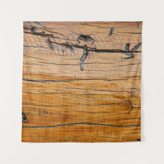 Hintergrund aus Naturholz, Holzschnitt und Bio Wandteppich