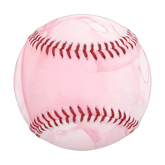 Hintergrund aus rosa Marmor, Hintergrund der flüss Baseball (Vorderseite)