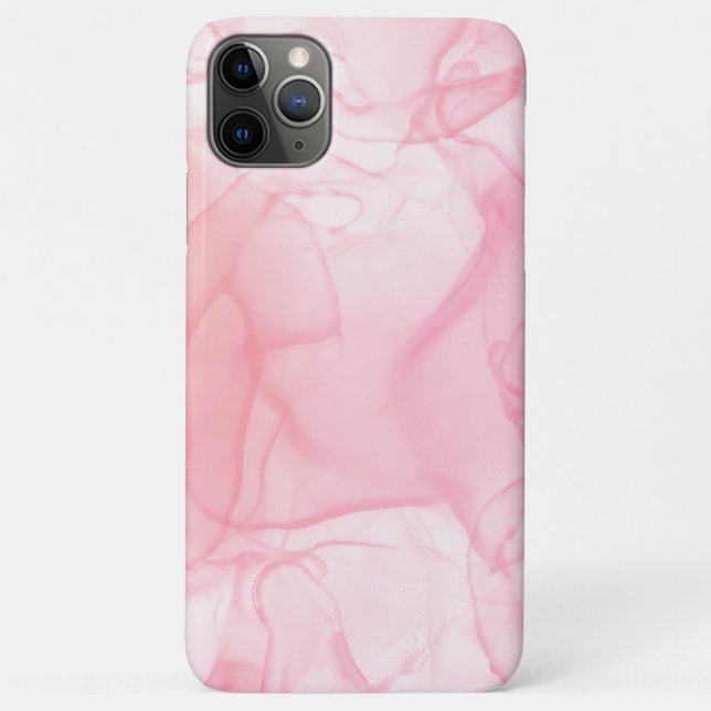 Hintergrund aus rosa Marmor, Hintergrund der flüss Case-Mate iPhone Hülle (Rückseite)