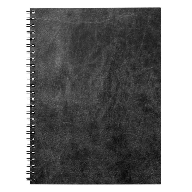 Hintergrund aus Textil-Leder Notizblock (Vorderseite)