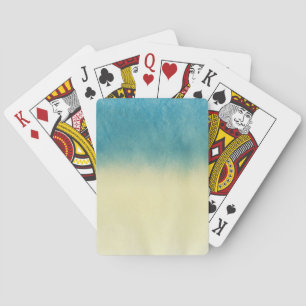 Hintergrund-Beschaffenheits-Aquarell-Papier Spielkarten