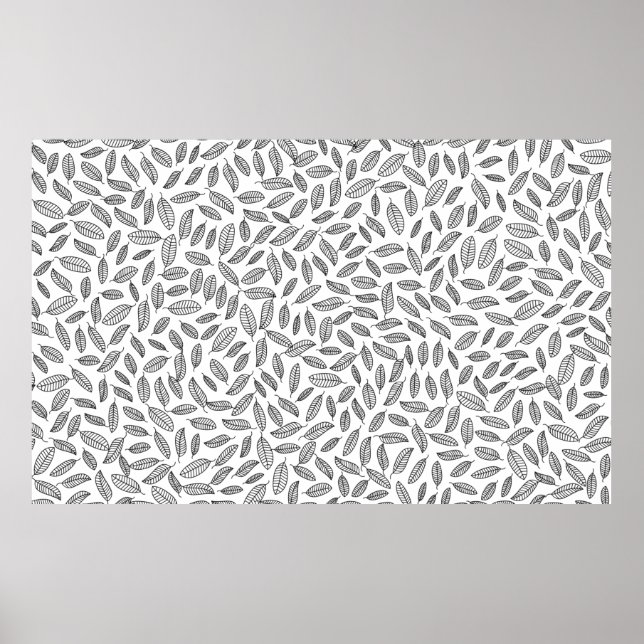 Hintergrund-Blätter Poster (Vorne)