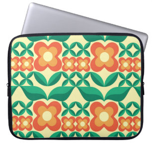 Hintergrund - Blume und Blätter. Nature orn Laptopschutzhülle