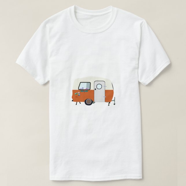 Hintergrund Camper Van T-Shirt (Design vorne)