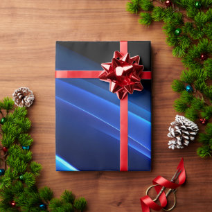 Hintergrund der abstrakten Glühwelle Modern Geschenkpapier