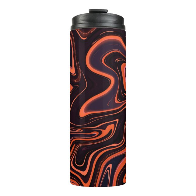 Hintergrund der abstrakten Marmortextur Thermosbecher (Vorderseite)