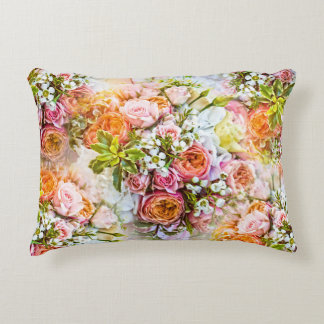Hintergrund der Blume im Sommer, Blumensträuße von Dekokissen