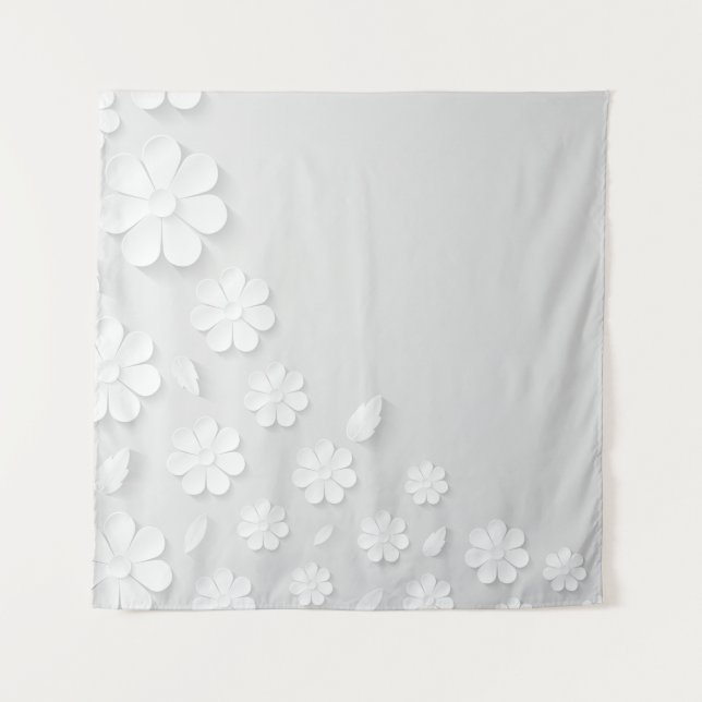 Hintergrund der Blume Wandteppich (Vorderseite)