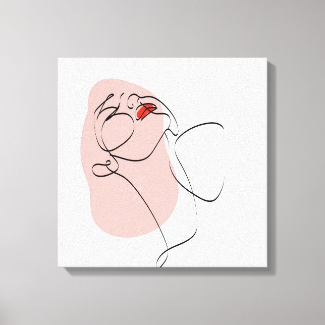 Hintergrund der Bohemischen Linie Leinwanddruck (Vorderseite)