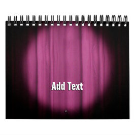 Hintergrund der Bühne im Spotlight Center Kalender