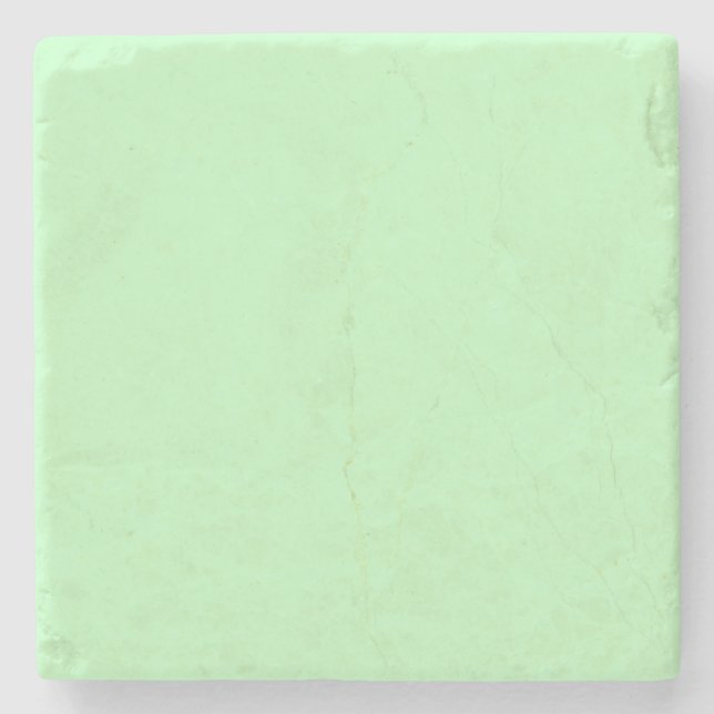 Hintergrund der Farbe von Eggshell Blue Green Past Steinuntersetzer (Vorderseite)