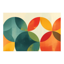 Hintergrund der farbenfrohen transparenten Kreise