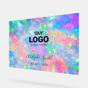 Hintergrund der Feueroptik Acrylschild