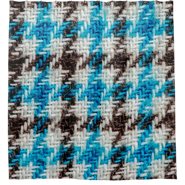 Hintergrund der Flanelltextur. Duschvorhang (Vorderseite)
