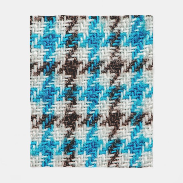 Hintergrund der Flanelltextur. Fleecedecke (Vorderseite)
