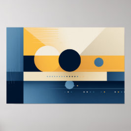 Hintergrund der geometrischen Formen Poster