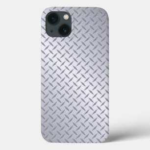 Hintergrund der hellen Stahldiamantplatte Case-Mate iPhone Hülle