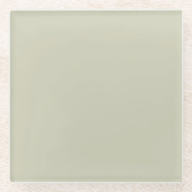 Hintergrund der hellpastellfarbenen Seite grün Glasuntersetzer (Vorderseite)